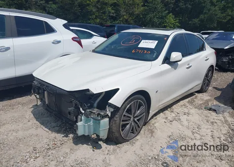 2014 Infiniti Q50 Premium z USA, uszkodzony, nr VIN JN1BV7AP3EM674130